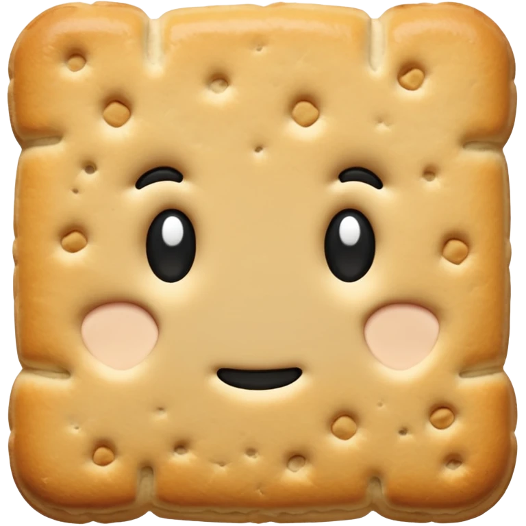 Biscuit simple sans visage emoji