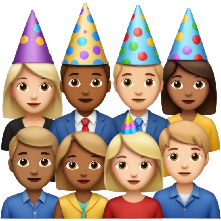 people with hats emoji