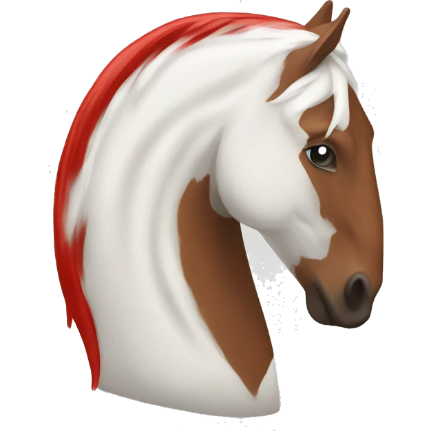 red white horseshoe emoji