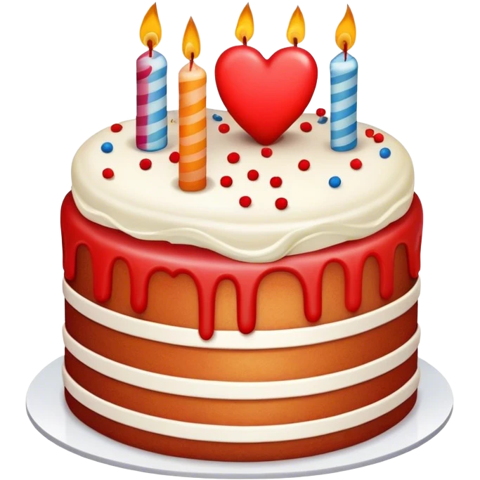 Birthday heart emoji