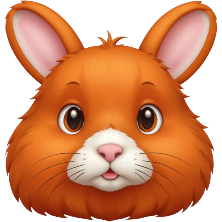 A orange rabbit emoji