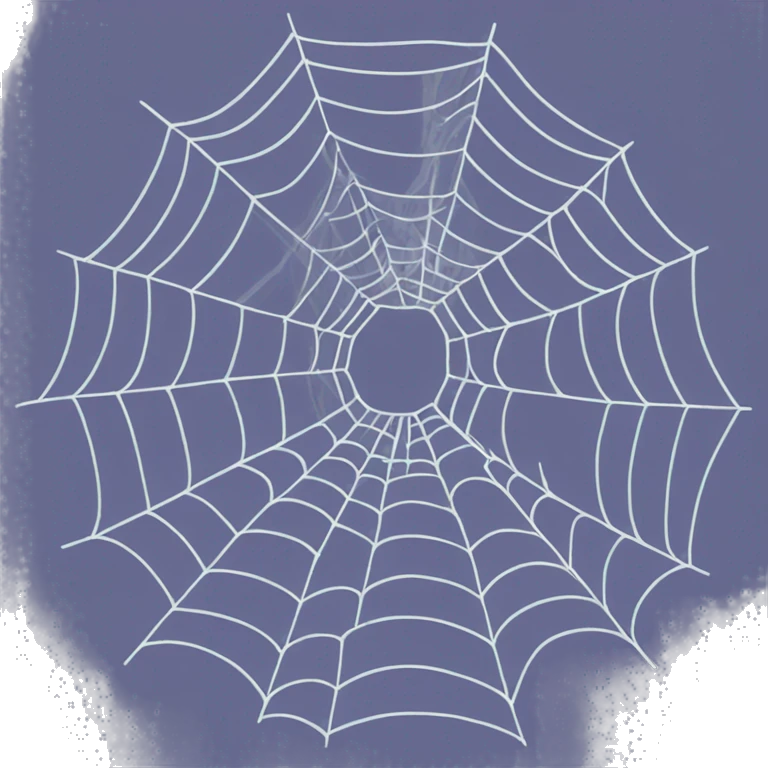 Spider web emoji
