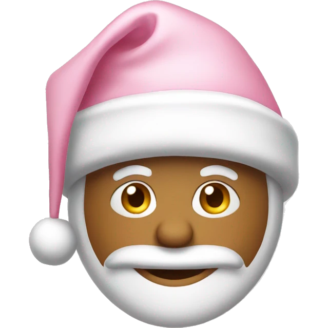 Light pink Santa hat  emoji