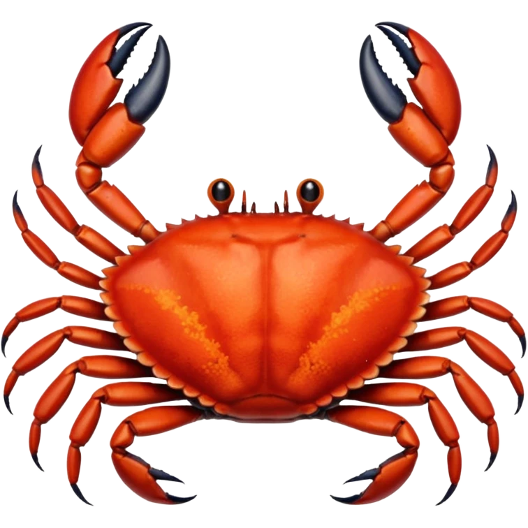 Crab in the fire emoji
