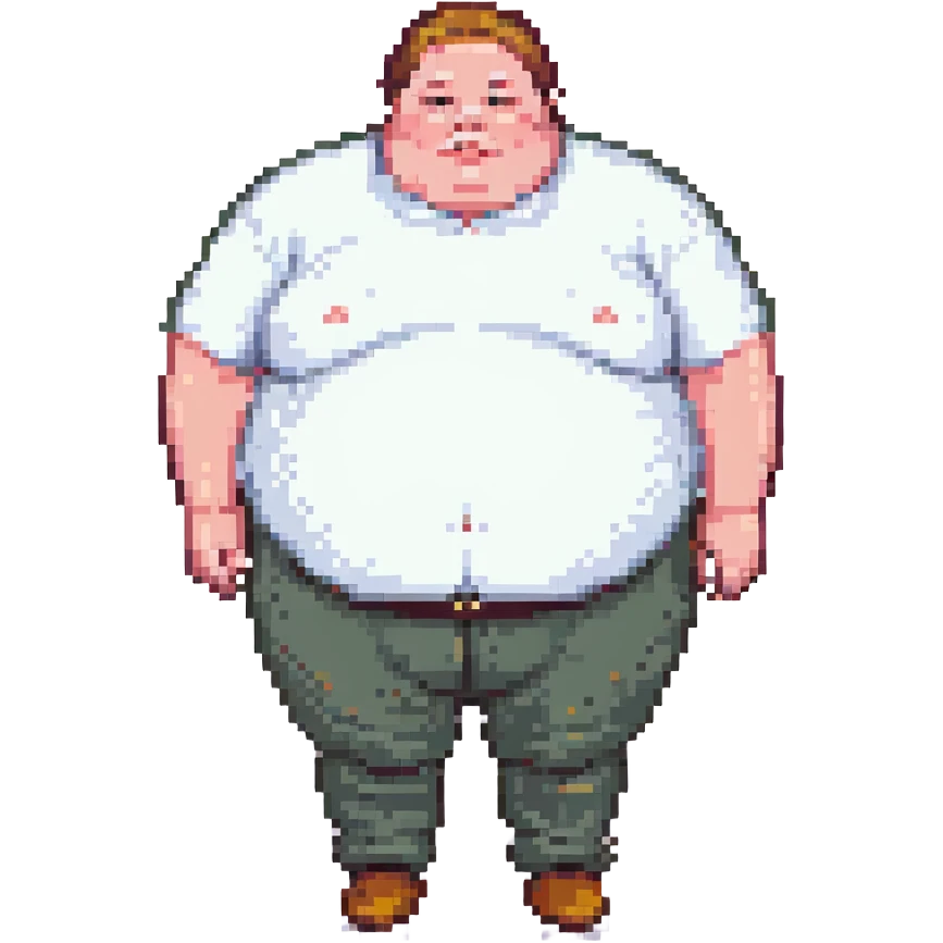 fat guy emoji