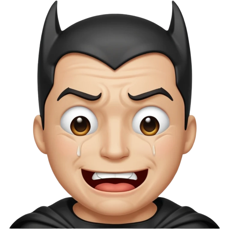 batman crying with laughter emoji