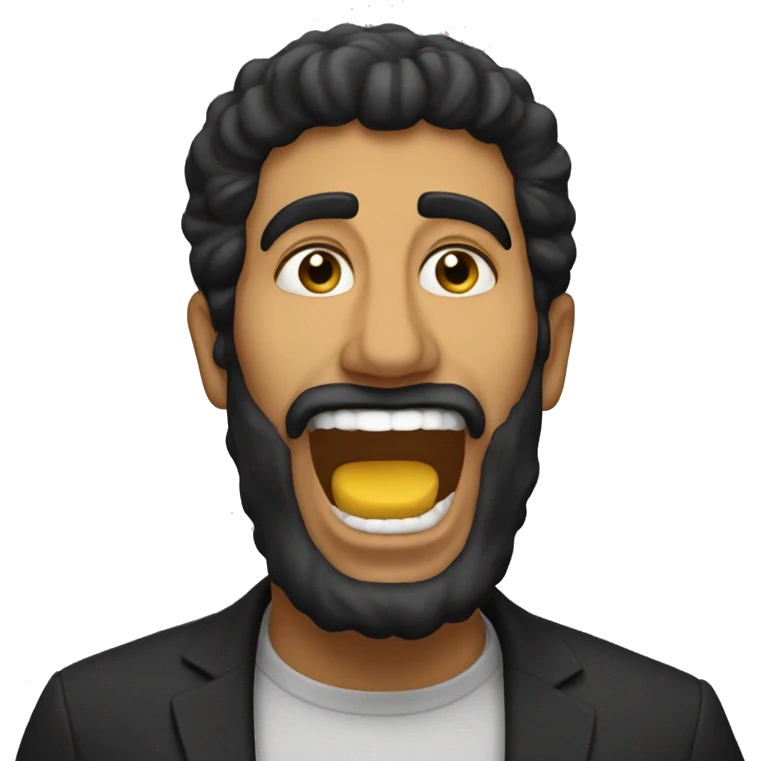 Javad el bakali singing  emoji