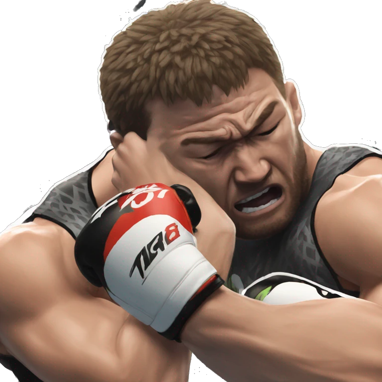 mma fighter facepalm scream emoji
