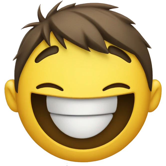 Yeloew smile whith cry emoji