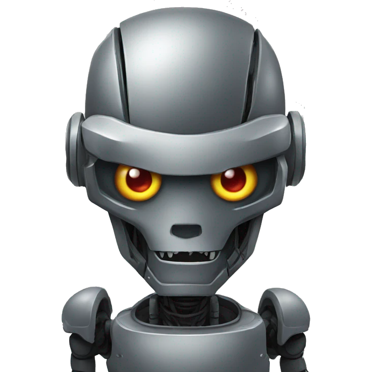 evil robot emoji