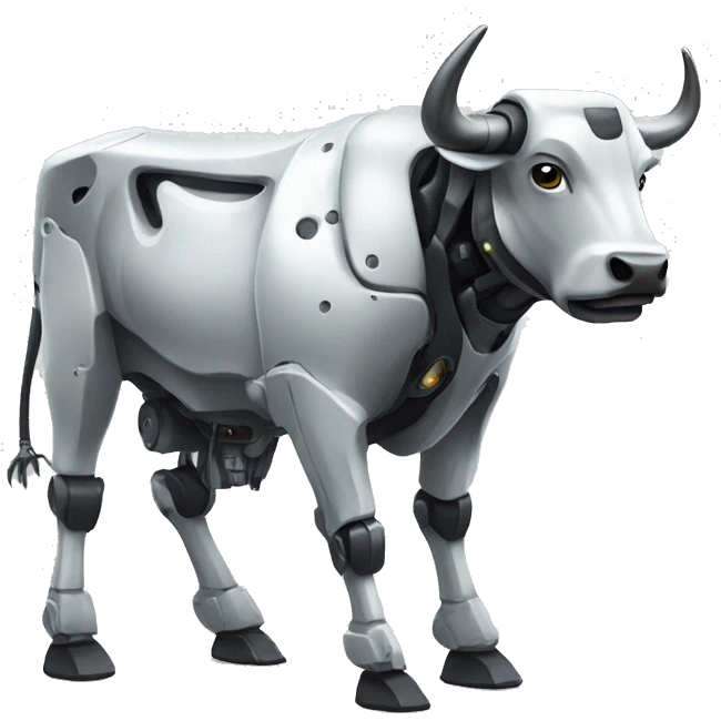 Robot bull  emoji
