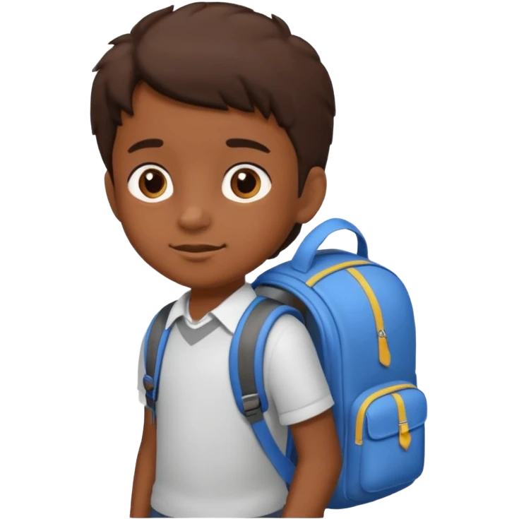 Okula giden çocuk emoji