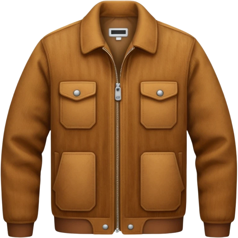 Corduroy textured jacket ridges emoji