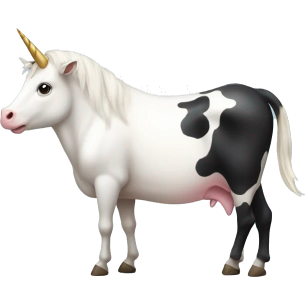 Unicorn+cow emoji