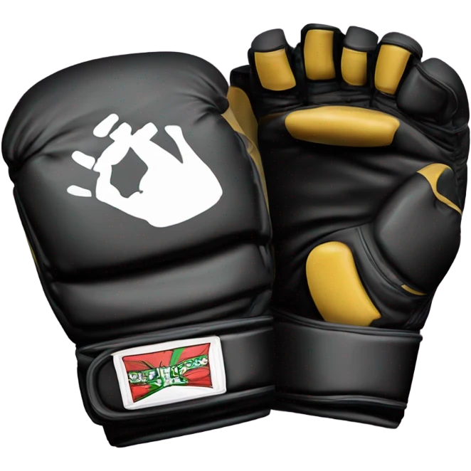 mixed martial arts glove emoji