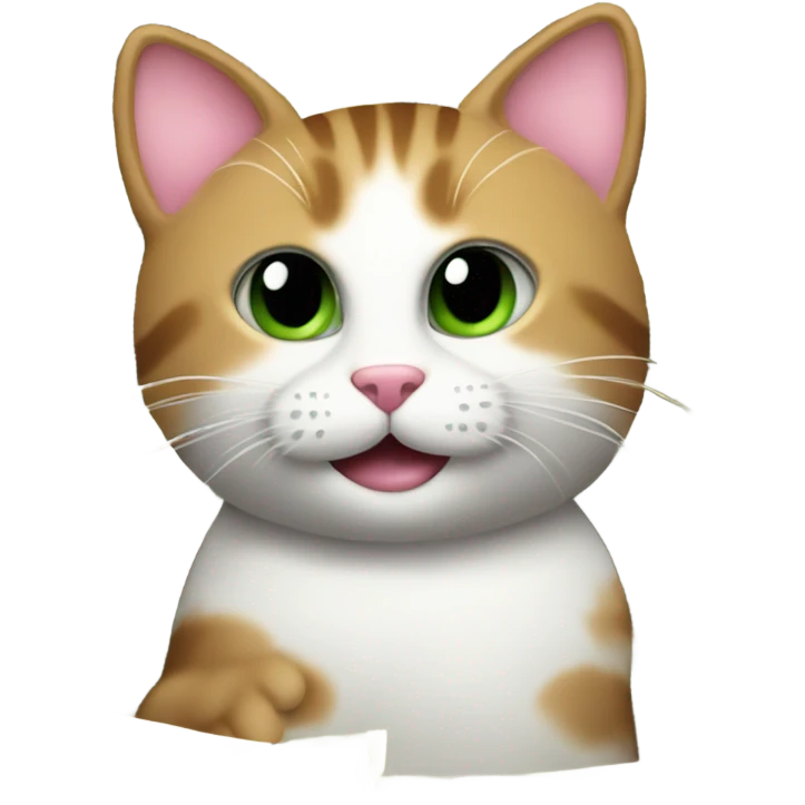 A cat with heart eyes spreading money  emoji