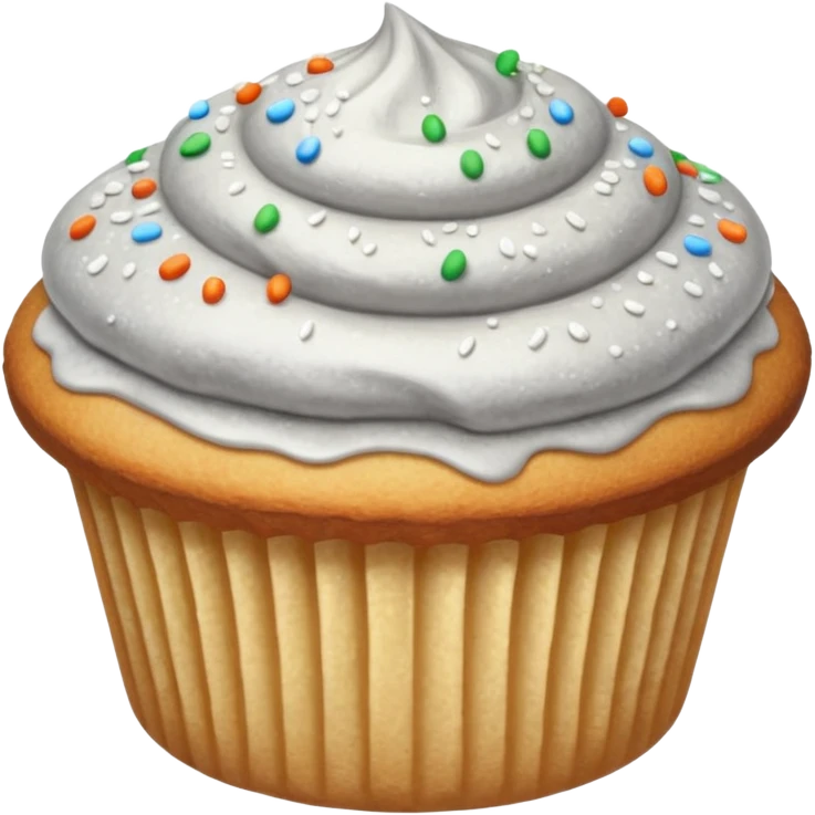 silver vanilla muffin emoji