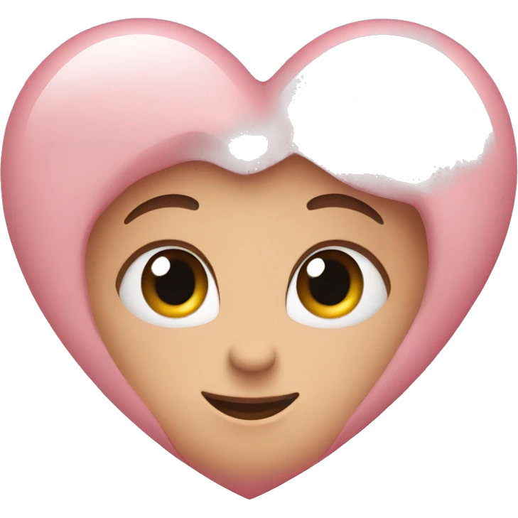 A light pink heart emoji