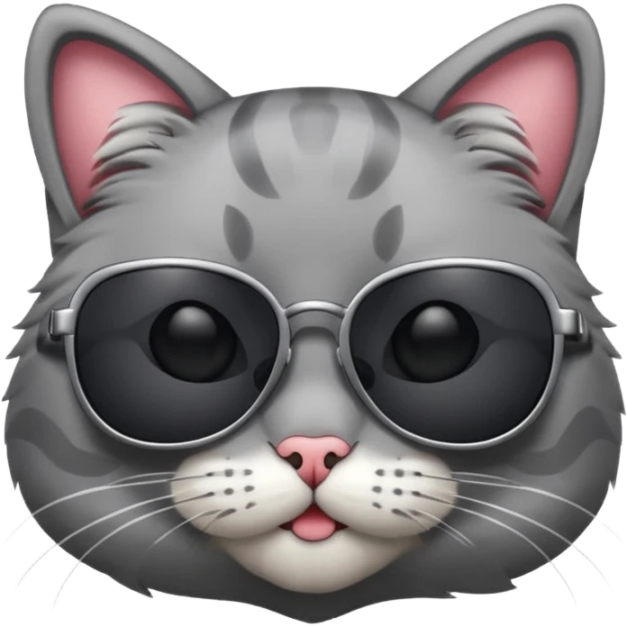 Cat wearing sunglasses emoji