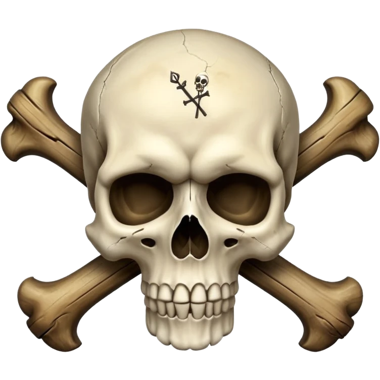 skull with crossed bones emoji