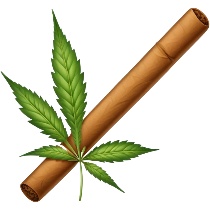 Weed in backwood emoji
