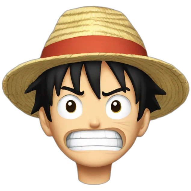 Luffy-angry emoji