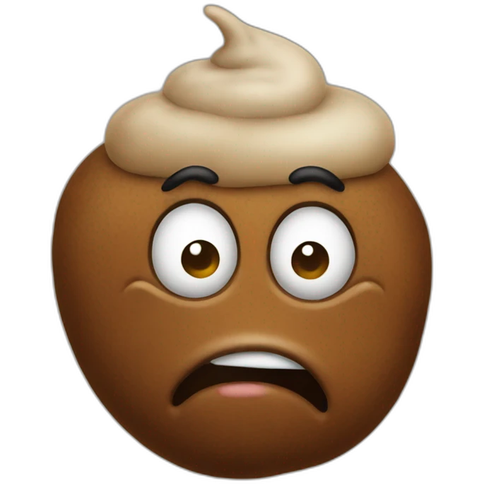 Realistic poop emoji
