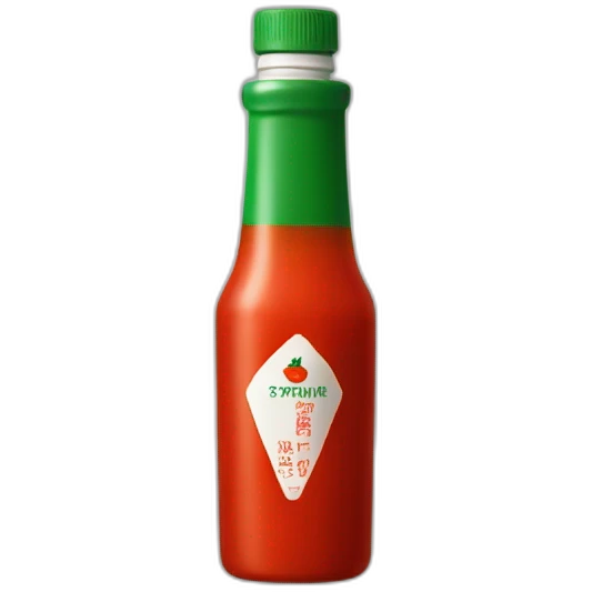 sriracha sauce bottle emoji