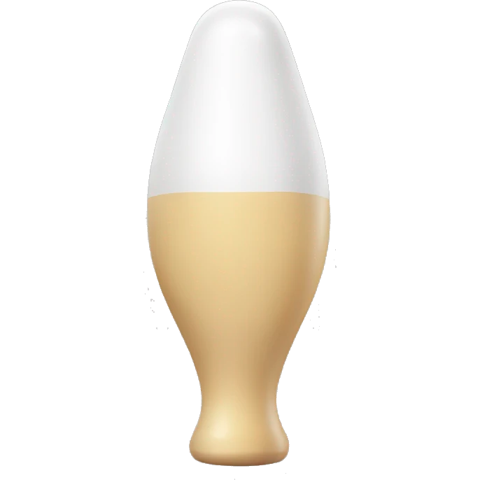 Bowling pin head  emoji