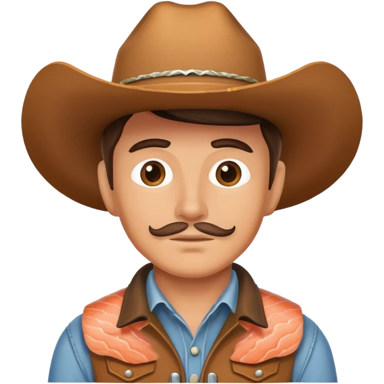 cowboy salmon  emoji