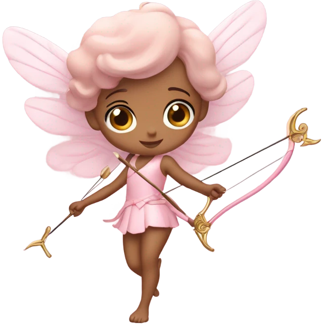 pastel pink cupid emoji