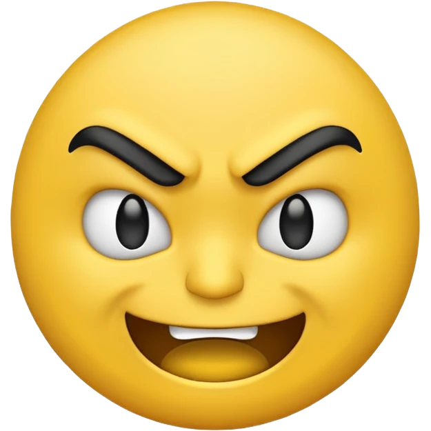 Angry smirk emoji google  emoji