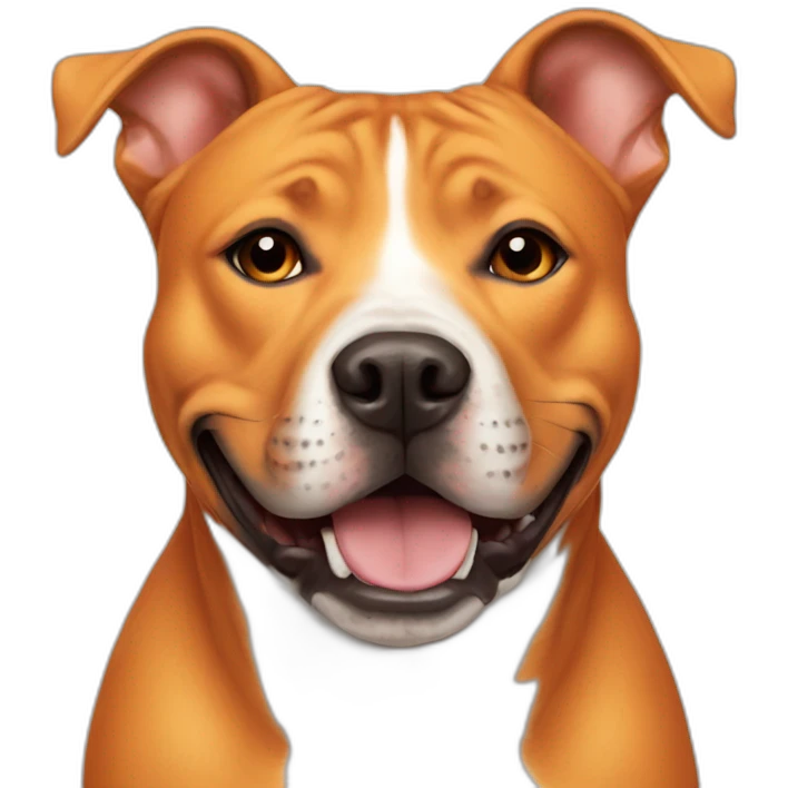orange staffy emoji