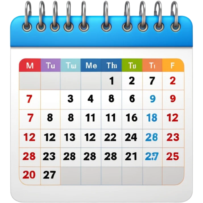 Calendar  emoji