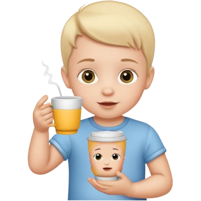 Babie Holding Cup emoji