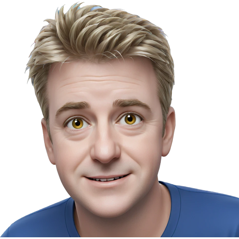 smiling blonde boy portrait emoji