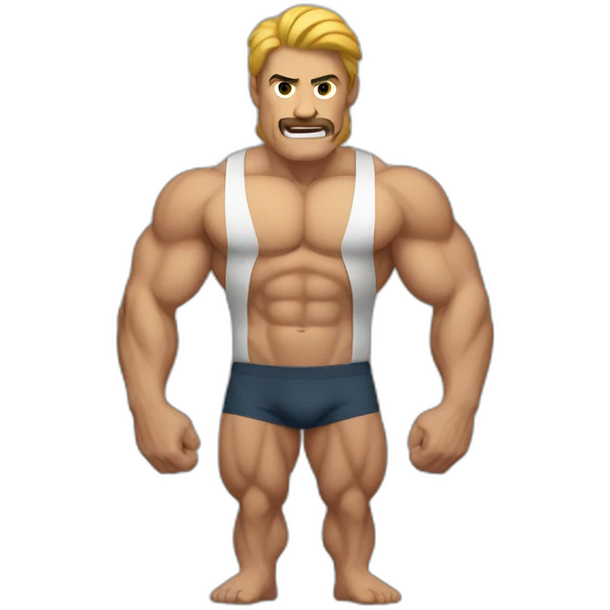 Un homme musclé emoji