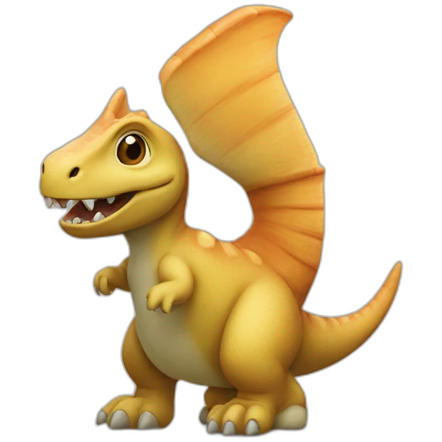  A dinosaur with a rabbit body emoji