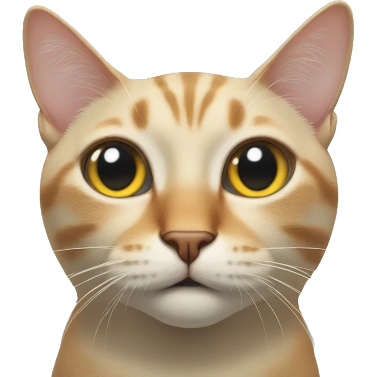 Cat with starfish eyes emoji