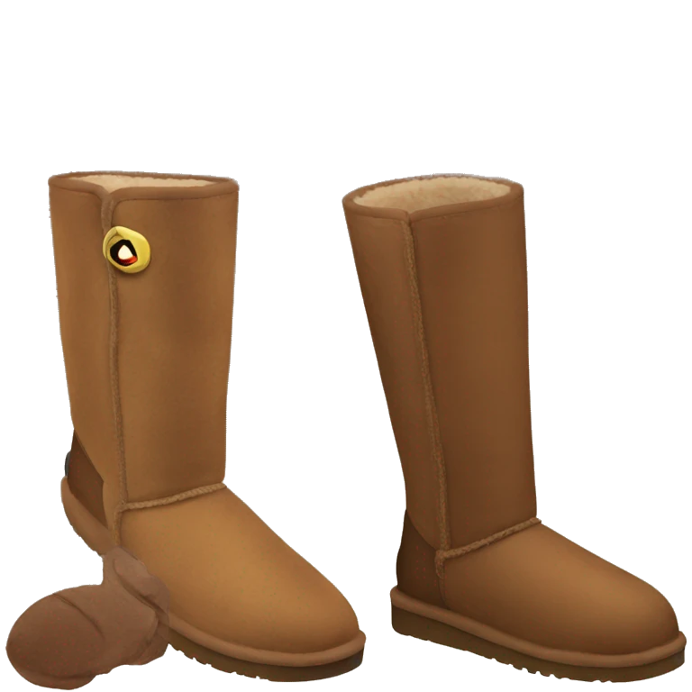 Brown ugg boots emoji