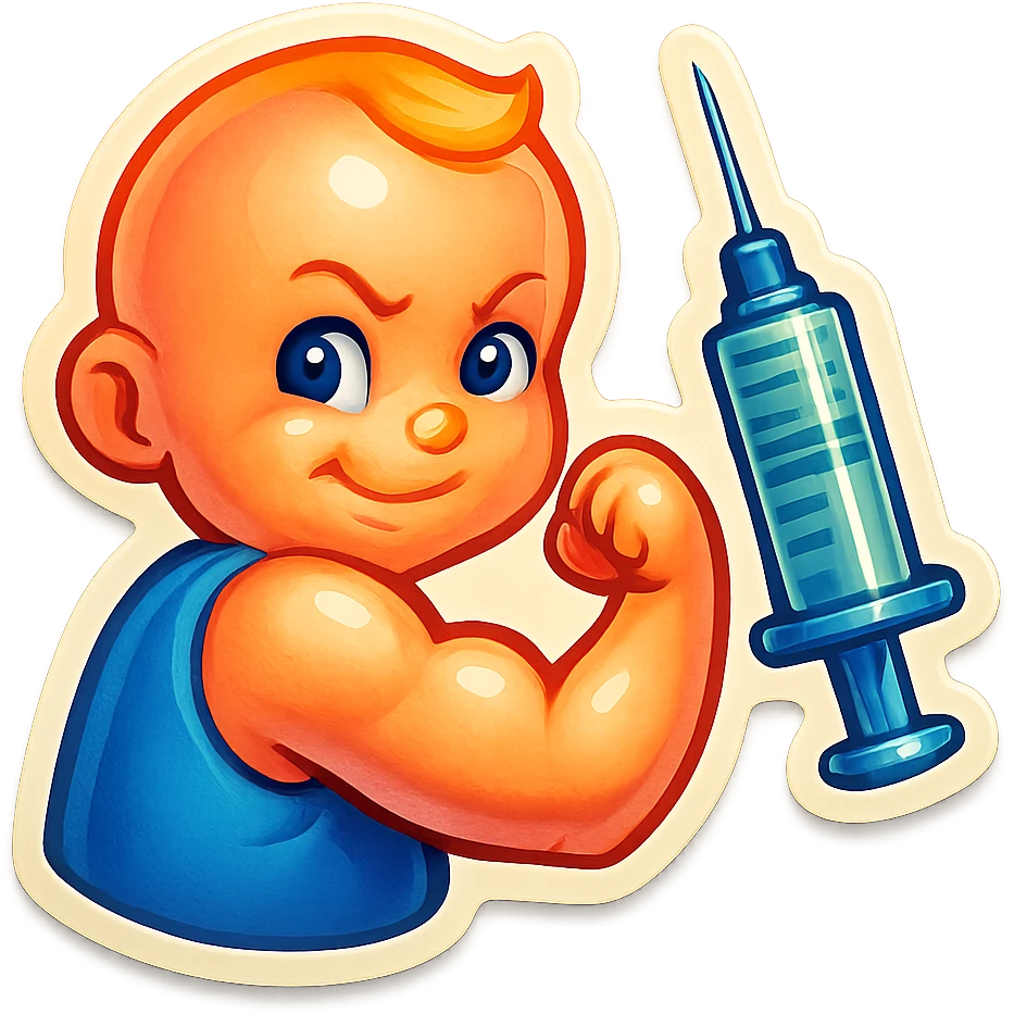👶💪💉 emoji