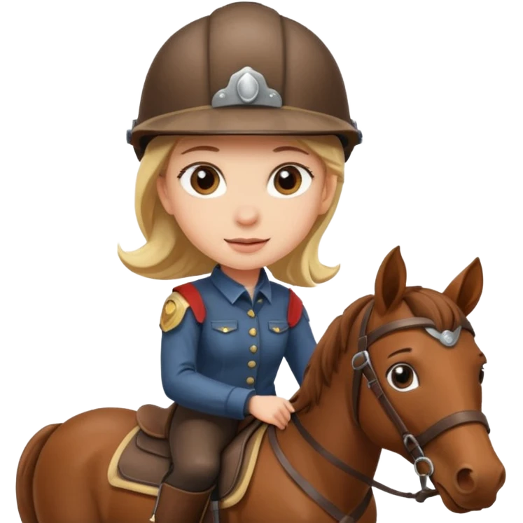 girl on horse emoji