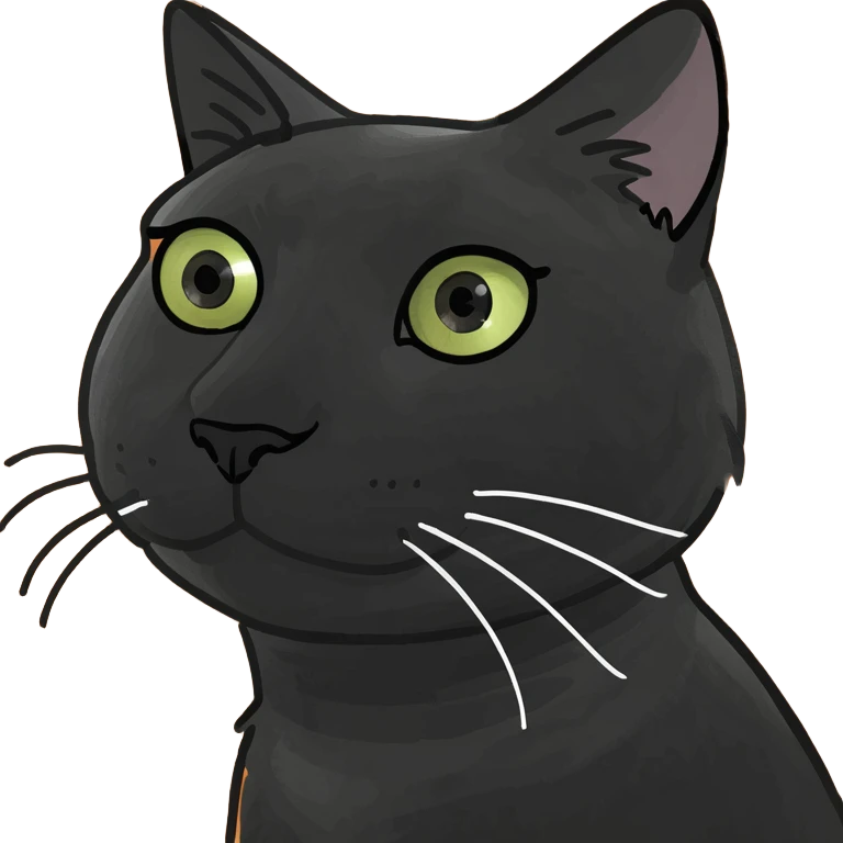 black cat emoji