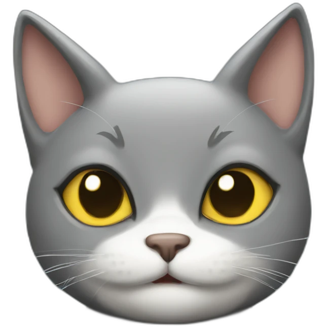batman cat smiling emoji