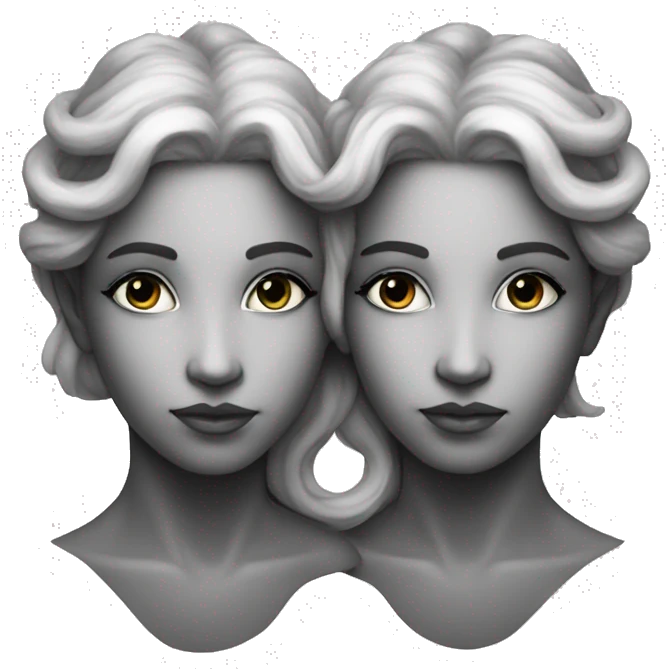 gemini symbol beautiful twins god like emoji