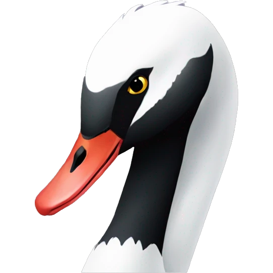 Black swan emoji