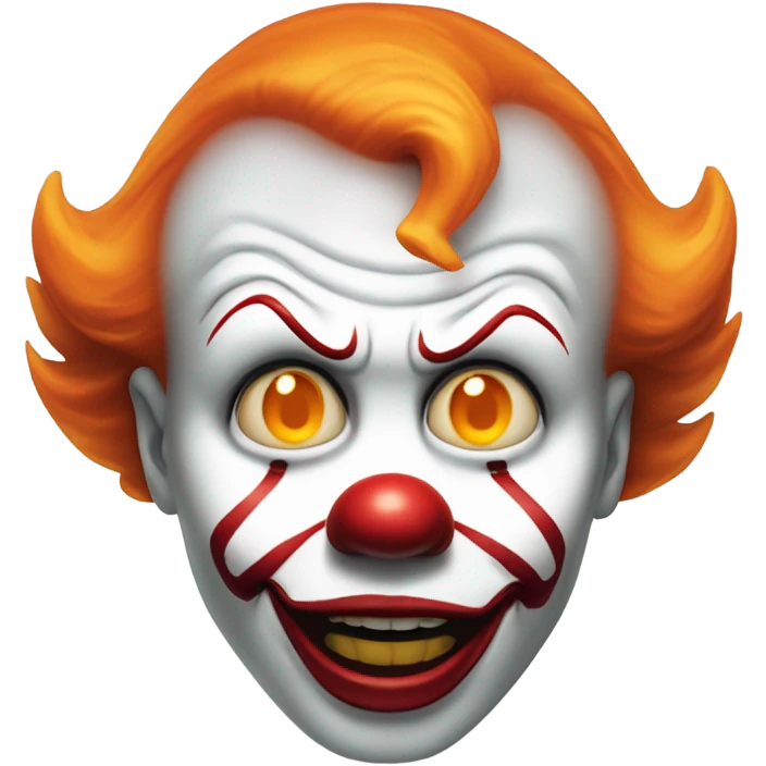 pennywise the clown face emoji