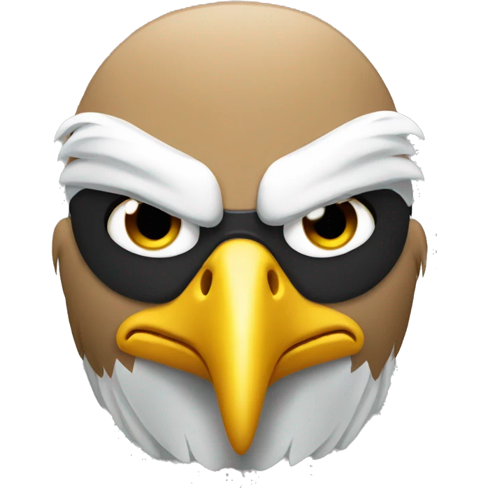 Gangster bald eagle emoji