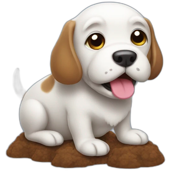 Dog poops emoji