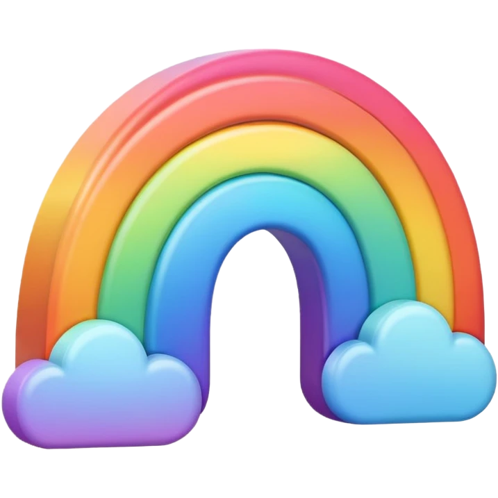 Rainbow pastel  emoji